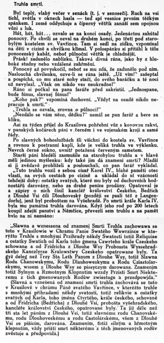 Daněk, Adolf. Pověsti o hradech a tvrzích v jižních Čechách (1933).png